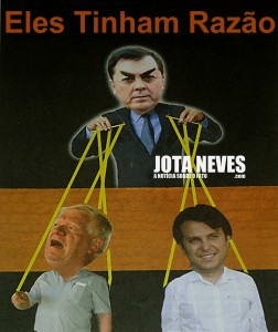 Panfleto distribuído em Tupã pela campanha de Lucília, nas eleições de 2012