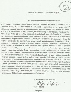 assinatura Elzio representação