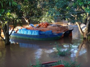 Criminosos utilizavam os rios Ivaí e Paraná para escoamento das cargas contrabandeadas (Foto: Divulgação / PF)