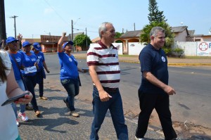 Foto: Facebook/Divulgação - caminhada/arrastão