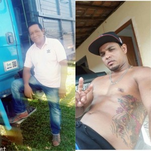 Valmir Antônio e João Paulo dos Santos morreram em carro arrastado por correnteza (Foto: Arquivo Pessoal )