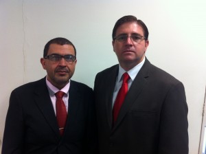 Advogados Marcelo Gomes Pereira e Gustavo Botteon