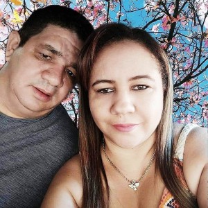 Luciana Pereira junto com o esposo, Luis Silvilei Segura formava um casal querido por familiares, clientes e amigos