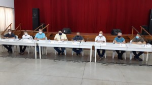 Prefeitos de oito cidades se reuniram neste sábado (29) em Tupã — Foto: Prefeitura de Tupã/Divulgação