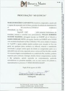 PROCURACAO-218x300 Advogados negam conflito ético e de interesses sobre arquivamento de investigação contra Gasparetto