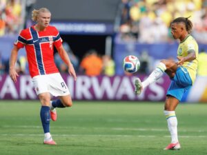 HAALAND-300x225 ANÁLISE: BRASIL CAI PARA A NORUEGA E CHEGA À 6ª ELIMINAÇÃO SEGUIDA PARA EUROPEUS